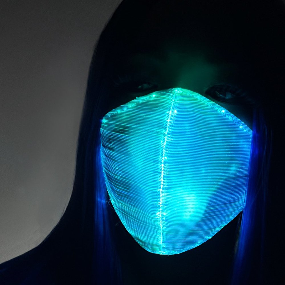 Teknolyzed FIber Optic Face Light Up Mask